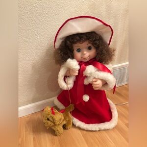 Santas Best Vintage 1993 Christmas Animated Doll